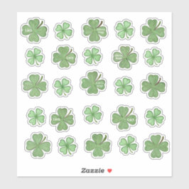 Set van 25 ongelofelijke Shamrock Vinyl-Stickers Sticker