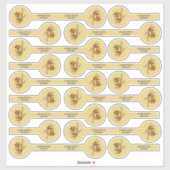 Set van 27 foto's / Logo honingbijenbeveiliging Go Sticker (Vel)