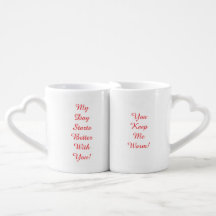 Set van 2 geliefden koffiekopjes