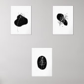 Set van 3 Abstracte geometrische Posters (Voorkant)