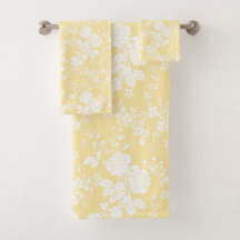 Set van 3 badhanddoeken in de Bridal Suite-butterc