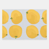 Set van 3 cadeaupapiervellen inpakpapier vel (Voorkant)