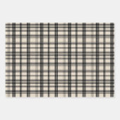 Set van 3 Country Christmas Wrapping Papers Inpakpapier Vel (Voorkant)