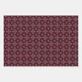 Set van 3 floraal geschilderd inpakpapier (Voorkant 3)