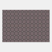 Set van 3 floraal geschilderd inpakpapier vel (Voorkant 2)