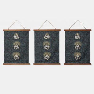 Set van 3 kaarslicht tapijtweefmotief hangend wandkleed