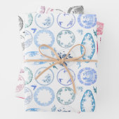 Set van 3 kleuren | Franse Antiek Borden vellen (In situ)