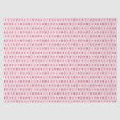 Set van 3-Moderne Licht Roze & Rode Harten Tissuepapier (Voorkant)