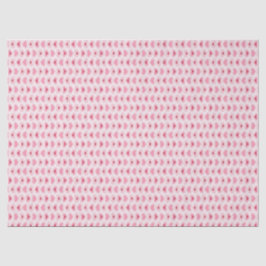 Set van 3-Moderne Licht Roze & Rode Harten Tissuepapier
