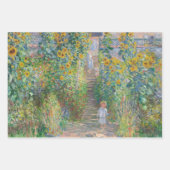 Set van 3 Monet Schilderijen Kerstmis Inpakpapier Vel (Voorkant 2)