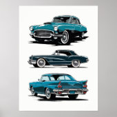 Set van 3 oldtimers. poster (Voorkant)