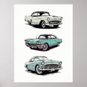 Set van 3 oldtimers. poster (Voorkant)