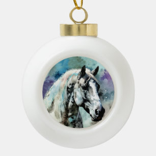 Set van 3 platte vellen inpakpapier keramische bal ornament