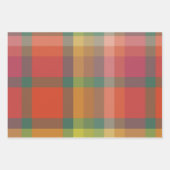 Set van 3 platte vellen kerstpapier (Voorkant)