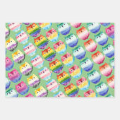 Set van 3 Pride Cats Inpakpapier Vel (Voorkant 3)