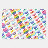 Set van 3 Pride Cats Inpakpapier Vel (Voorkant 2)