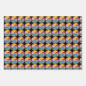 Set van 3 Pride Natilus Spiraal Inpakpapier Vel (Voorkant 2)