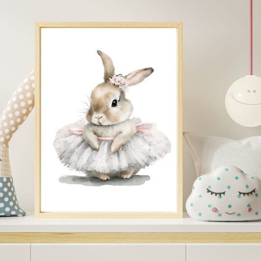 Set van 3 Schattigee Bunny Ballerina Meisje Nurser