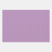 Set van 3 tinten paars inpakpapier vel (Voorkant 3)