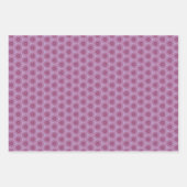 Set van 3 tinten Paarse Inpakpapier Vel (Voorkant)