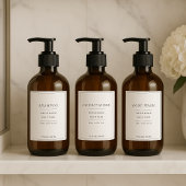 Set van 4 aangepaste badkamerlabels sticker