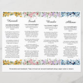 Set van 4 bewerkbare LDS Jonge Vrouwen Thema Bladw (Voorkant)