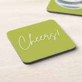 Set van 4 Cheers Home Drink Coasters Bier Onderzetter (Linkerzijde)