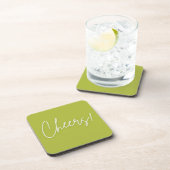 Set van 4 Cheers Home Drink Coasters Bier Onderzetter (Rechterzijde)