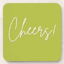 Set van 4 Cheers Home Drink Coasters Bier Onderzetter