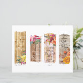 Set van 4 Christelijke Thema Bladwijzer (Staand voorkant)