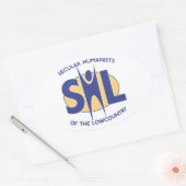 Set van 4 Ovale SHL-stickers Ovale Sticker (Envelop)