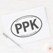 SET VAN 4 PPK OVALE STICKERS (Envelop)