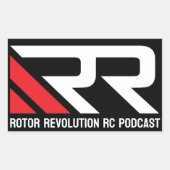 Set van 4 Rotor Revolution RC Podcast Stickers (Voorkant)