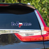 Set van 4 Texas Home - Lone Star State Custom-Cut Sticker