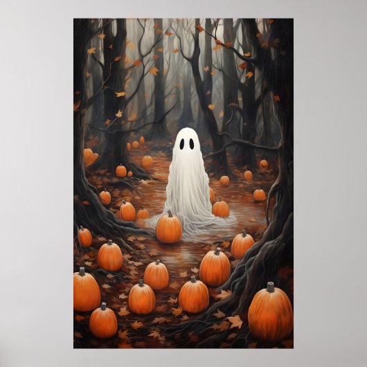 Set van 6 afdrukbare Halloween-spookafdruk, bloemr Poster (Voorkant)