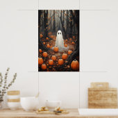 Set van 6 afdrukbare Halloween-spookafdruk, bloemr Poster (Keuken)