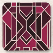 Set van 6 Art Deco Style onderzetters (Voorkant)