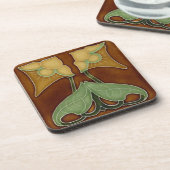 Set van 6 Art Nouveau Onderzetters (Linkerzijde)