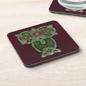 Set van 6 Art Nouveau onderzetters (Linkerzijde)