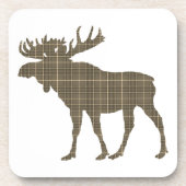 Set van 6 drukinkt, gebluste molen onderzetter (Voorkant)