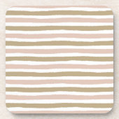 Set van 6 horizontale Onderzetters met streep (Voorkant)