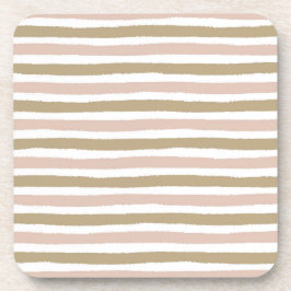 Set van 6 horizontale Onderzetters met streep