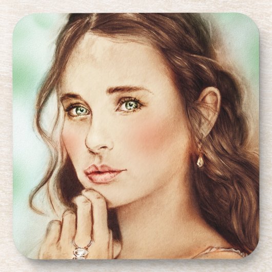 Set van 6 klassieke Onderzetters (Voorkant)