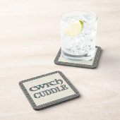 Set van 6 kurkOnderzetters met Welsh Cwtch en Cudd Bier Onderzetter (Rechterzijde)