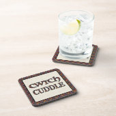 Set van 6 kurkOnderzetters met Welsh Cwtch en Cudd Bier Onderzetter (Rechterzijde)