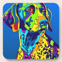 Set van 6 Onderzetters - Duitse Shorthaired Pointe