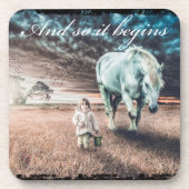 Set van 6 Onderzetters met Paard (Voorkant)