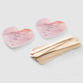 Set van bruiloft fans handwaaier (Niet-gemonteerd)