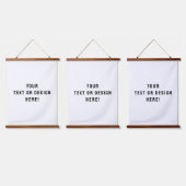 Set van drie aangepaste hangende wandtapijten hangend wandkleed (Driedubbel)