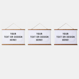 Set van drie aangepaste horizontale hangende wandt hangend wandkleed